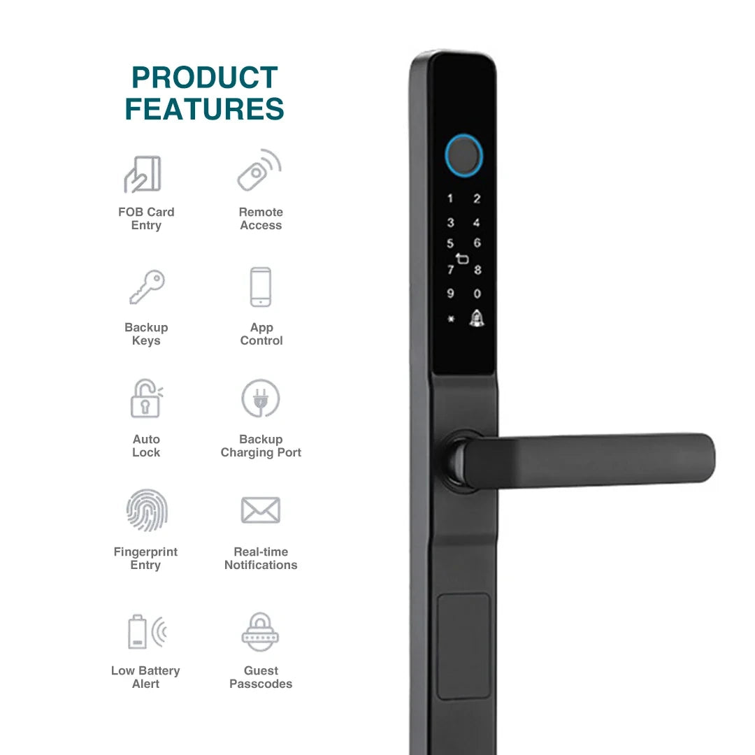 MS01 Smart Lock - Black — product view 3