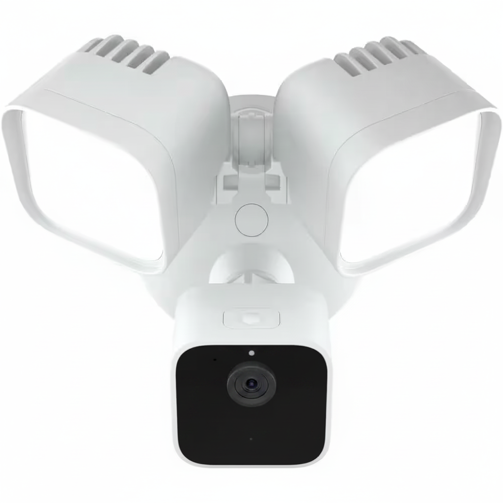 Blink Wired Floodlight Security Camera 2600 Lumens – White