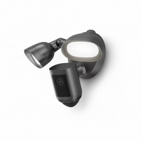 Outdoor Floodlight Security Camera Designed for Full Coverage, 3D Motion Detection, 2000 Lumen LEDs, Color Night Vision