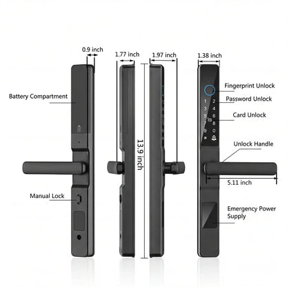 MS01 Smart Lock - Black — product view 2