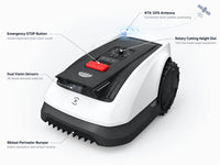Ecovacs Goat O1000 RTK Robot Lawn Mower – Up to 1/4 Acre — How It Works