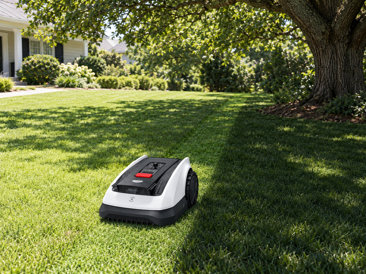 Ecovacs Goat O1000 RTK Robot, moving in a straight