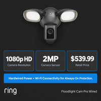 Ring Floodlight Cam Pro Wired Security Camera – Graphite — Results & Stats
