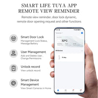 Smart Door Lock Digital Electronic Lock Smart Home Wooden Door Lock Biometric Fingerprint ,Easy to Install — product view 2