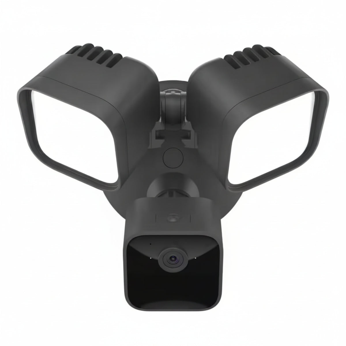 Wired Floodlight Camera - Smart Security Camera, 2600-Lumens, HD Works with Alexa - 1 Camera (Black) — product view 4
